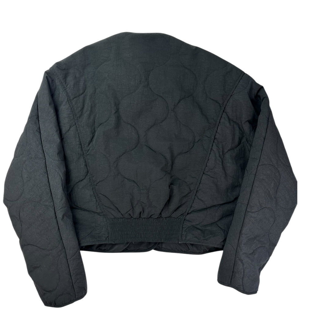 Zara Quilted Bomber Jacket