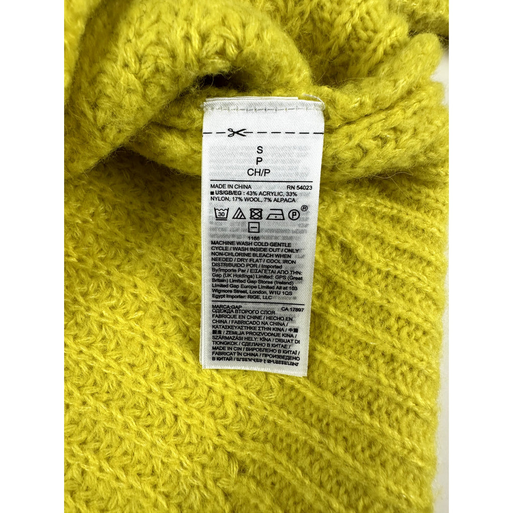 Knitted Twee Lime Green Sweater