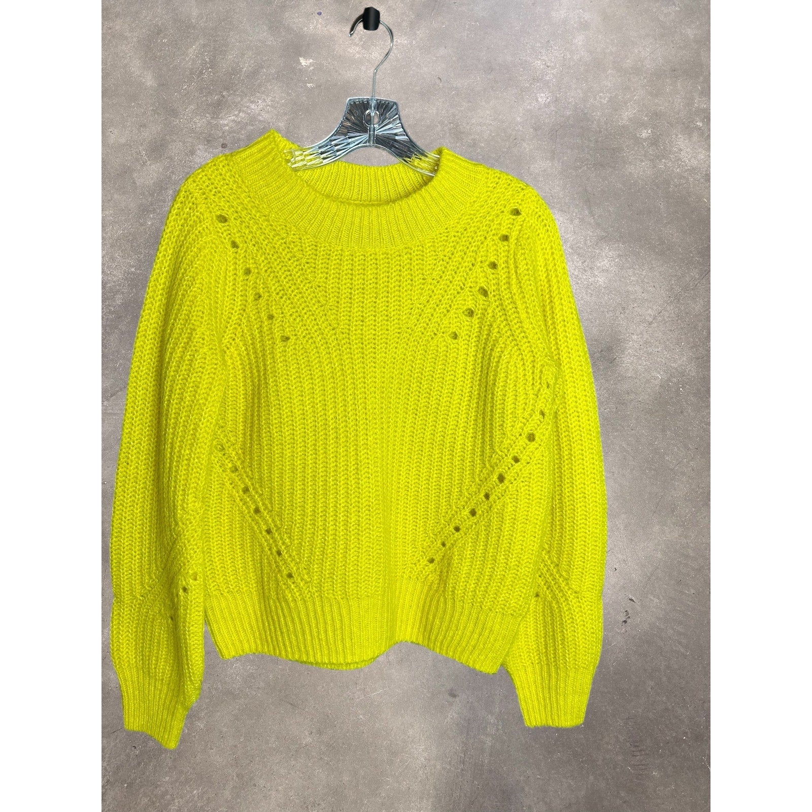 Knitted Twee Lime Green Sweater