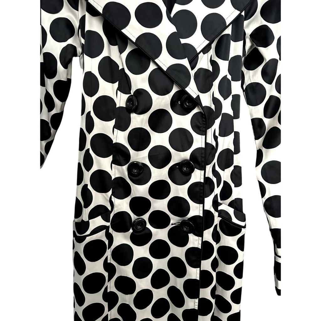 Polka Dot Trench Coat