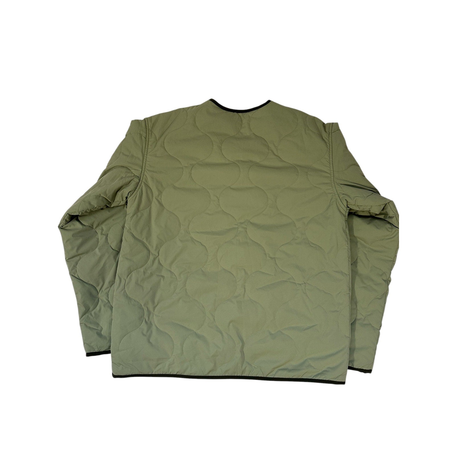 Two Tone Green Quilted Jacket