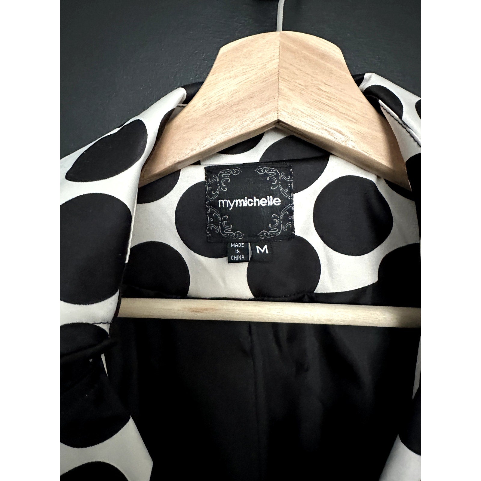 Polka Dot Trench Coat