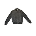 In Crowd Leather Bomber Jacket