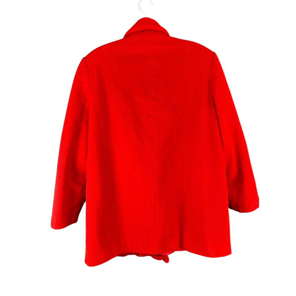 Vintage Red double - breasted wool blazer Coat - J.G Hook
