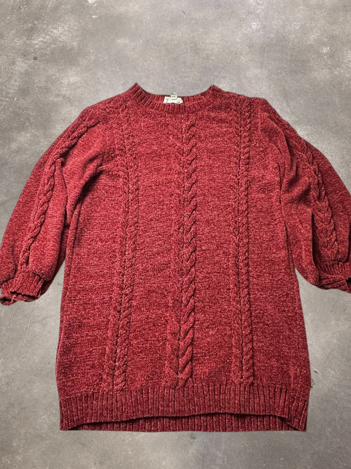 Boho Mid Sleeve Knitted Sweater