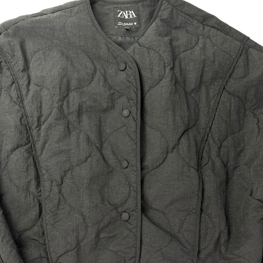Zara Quilted Bomber Jacket