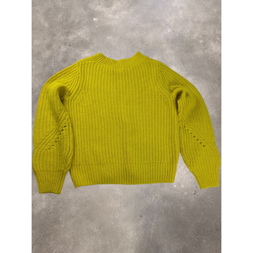 Knitted Twee Lime Green Sweater