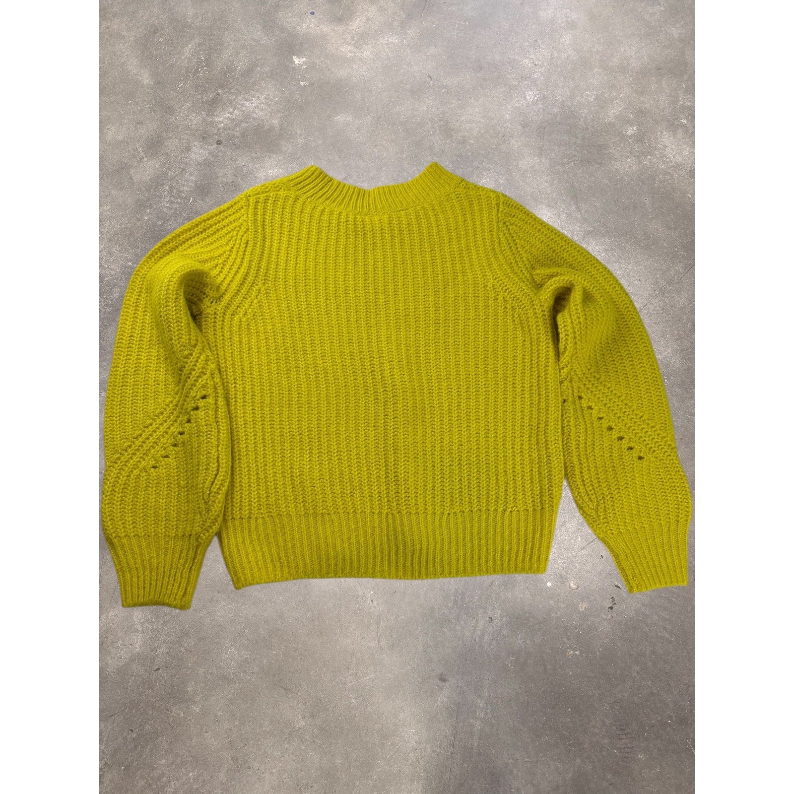 Knitted Twee Lime Green Sweater