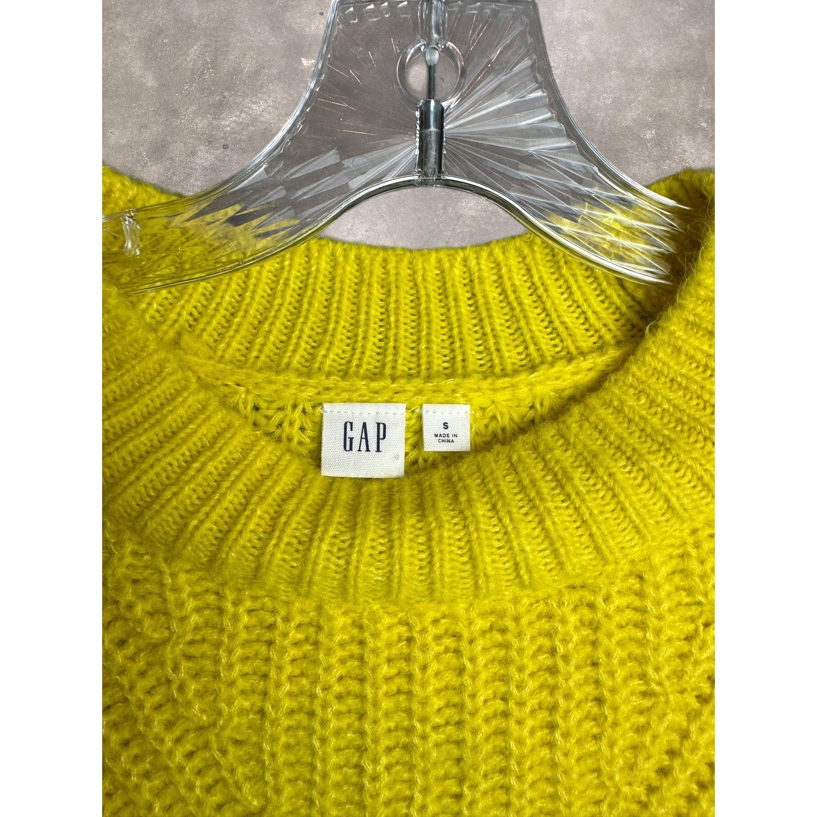 Knitted Twee Lime Green Sweater