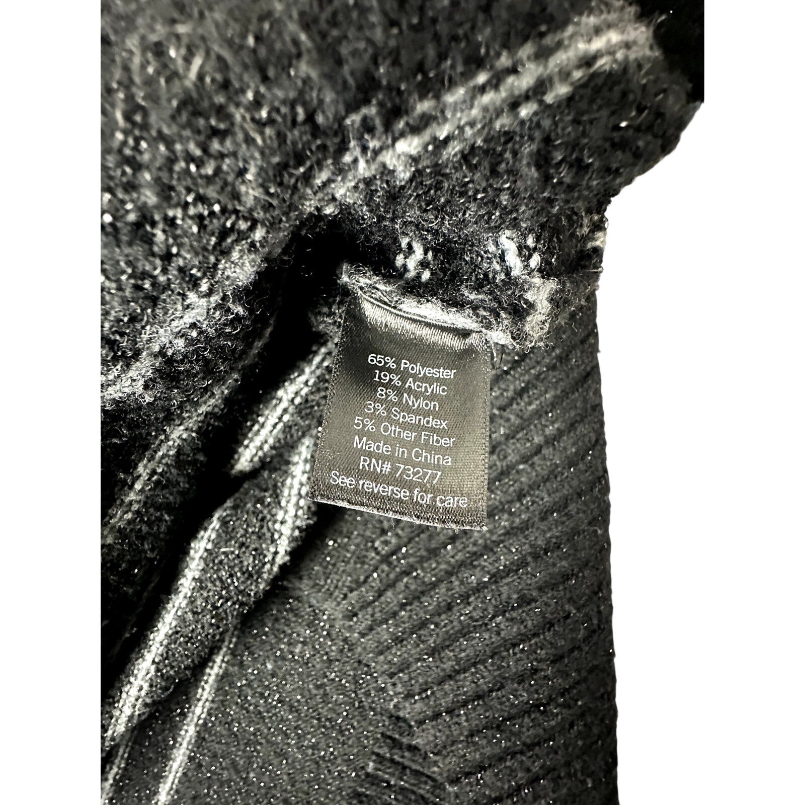 Cottagecore Black & Gray Sweater