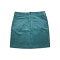 Teal Corduroy Skirt